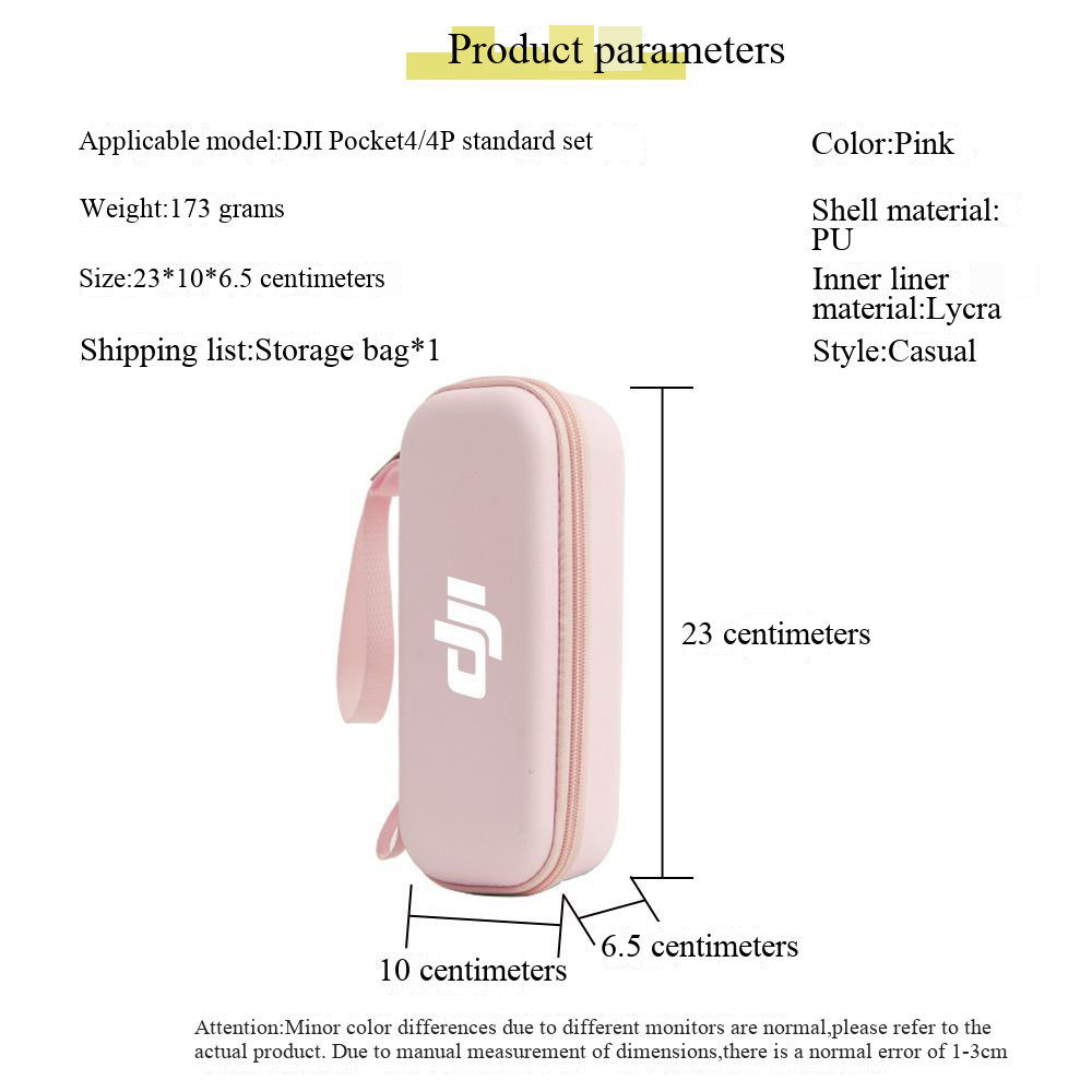 Storage Bag For DJI Pocket 4 P - Travel Accessories Box incelemesi ve fiyatı