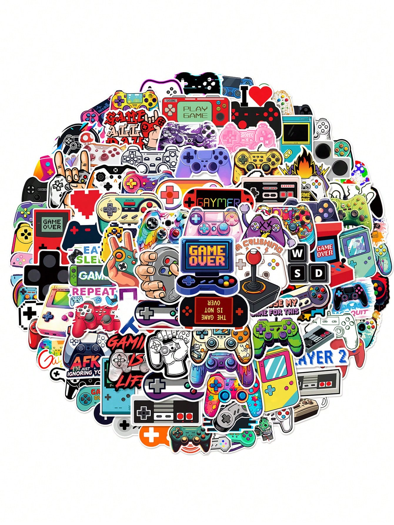 100pcs Video Game Theme Sticke - Sticker Luggage Decorative incelemesi ve fiyatı