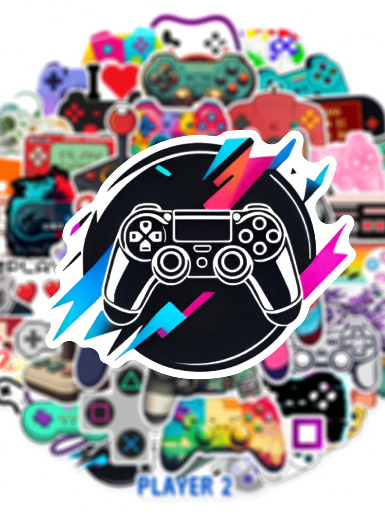 100pcs Video Game Theme Sticke - Sticker Luggage Decorative incelemesi ve fiyatı