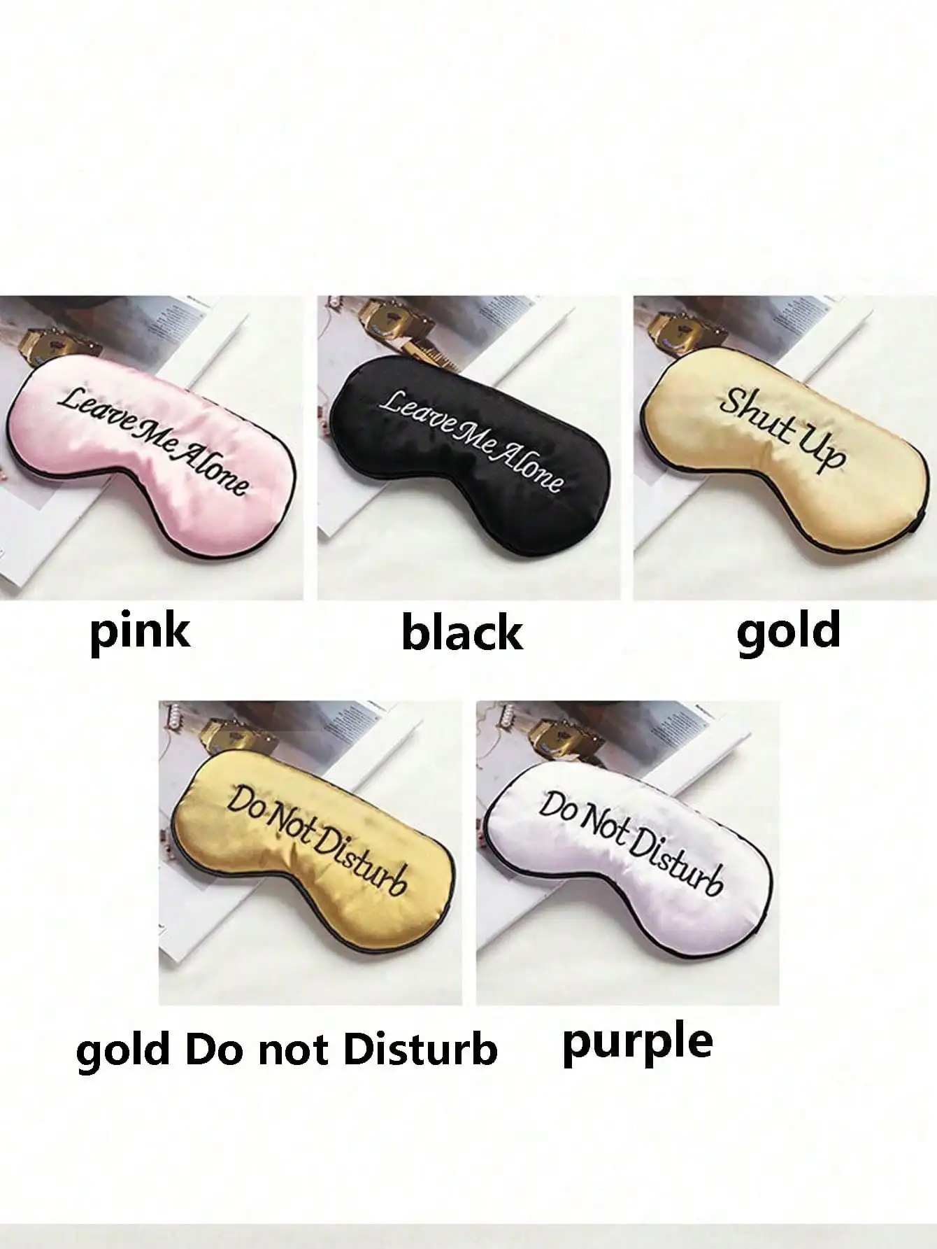 1pc/2pcs Funny Silk Sleeping E - Eye Mask Sleep Travel incelemesi ve fiyatı