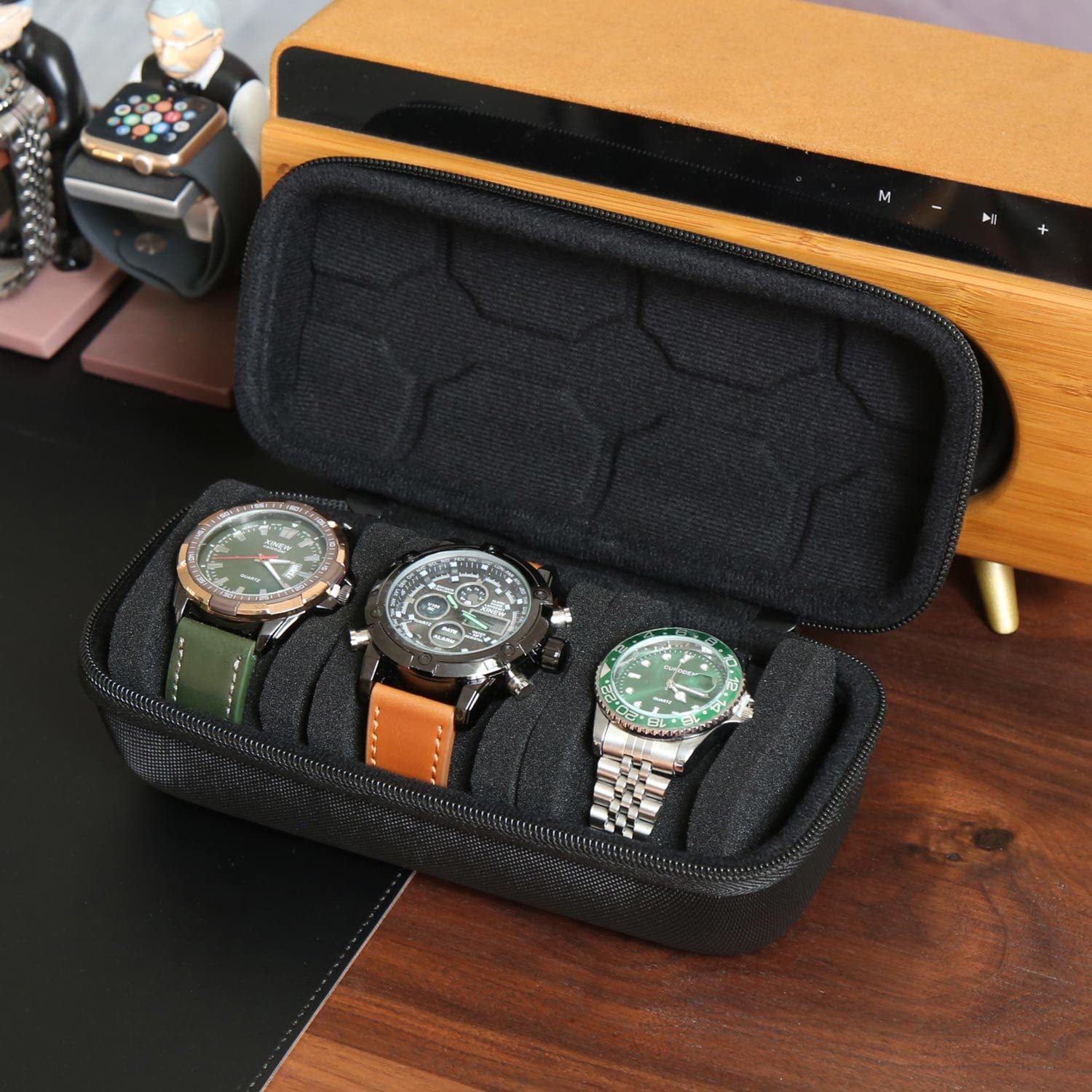 Watch Box Organizer For Men or - Travel Accessories Box incelemesi ve fiyatı