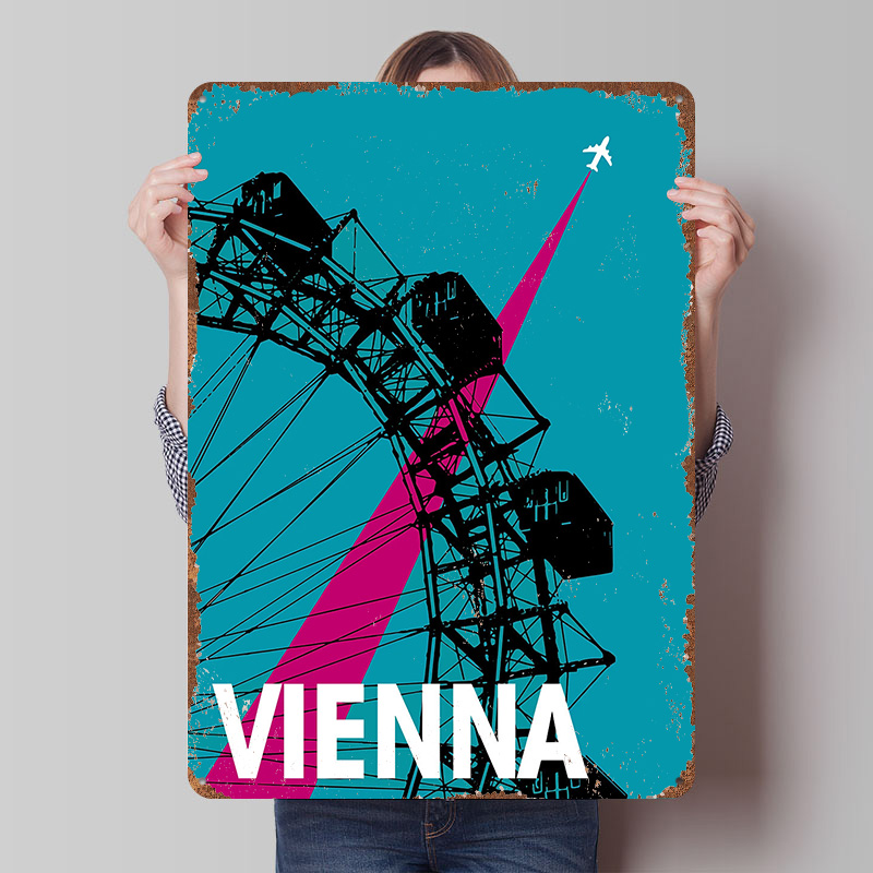 Vienna Travel With Ferris Whee - Travel Accessories For Europe incelemesi ve fiyatı