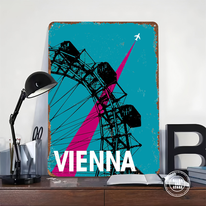 Vienna Travel With Ferris Whee - Travel Accessories For Europe incelemesi ve fiyatı