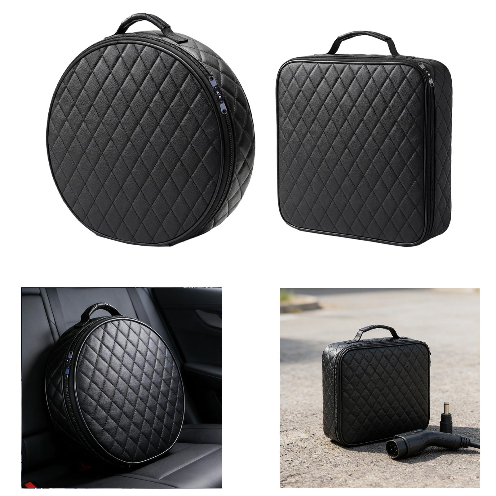 Car Charging Cable Bag PU Leat - Cable Organizer Travel incelemesi ve fiyatı