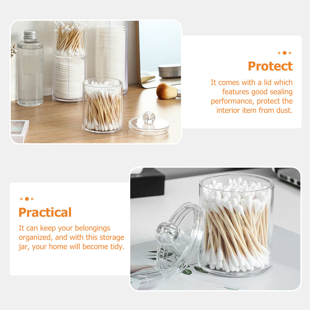 Clear Cotton Ball Dispenser Co - Travel Accessories Organizer incelemesi ve fiyatı