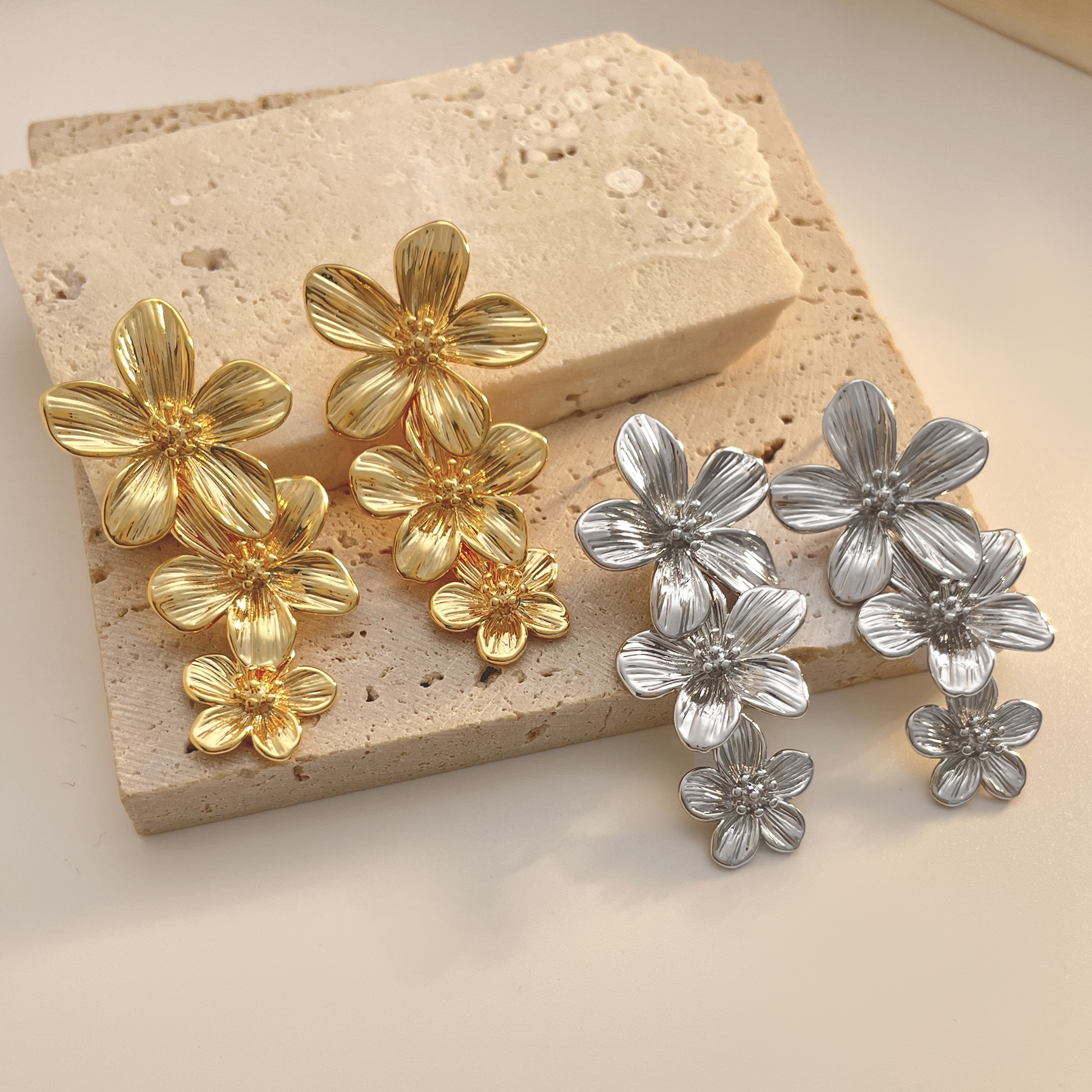 Kshmir Metal Flower Tassel Ear - Travel Accessories For Europe incelemesi ve fiyatı