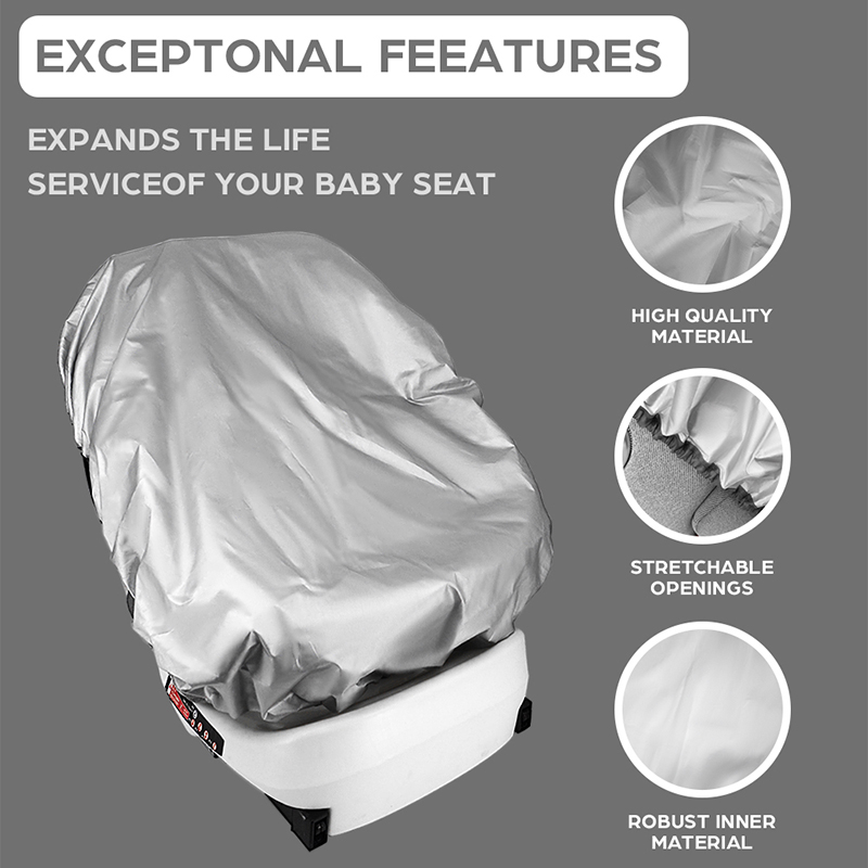 1PC Silver  Baby Car Seat Sun  - Travel Accessories For Baby incelemesi ve fiyatı