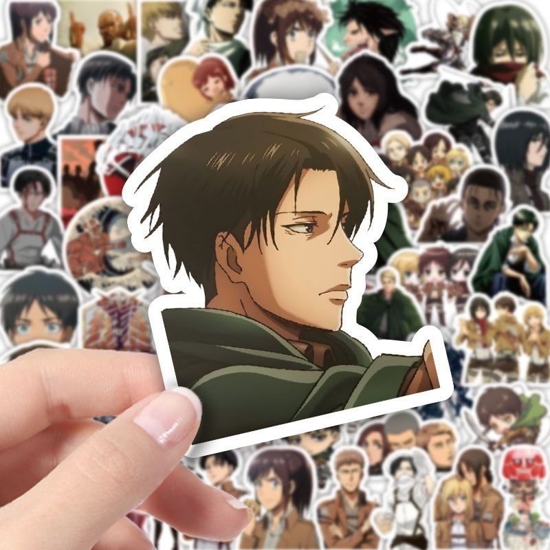 60Pcs Attack on Titan Anime St - Sticker Luggage Decorative incelemesi ve fiyatı