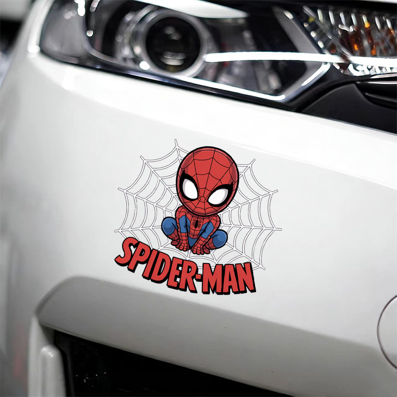 Superhero Spider Man Car Stick - Sticker Luggage Decorative incelemesi ve fiyatı