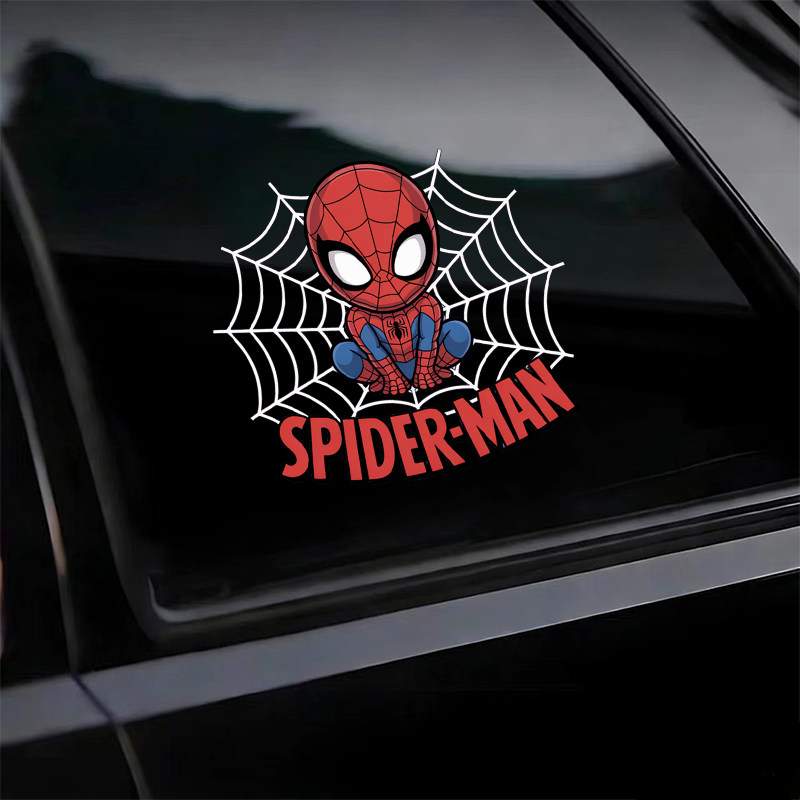 Superhero Spider Man Car Stick - Sticker Luggage Decorative incelemesi ve fiyatı