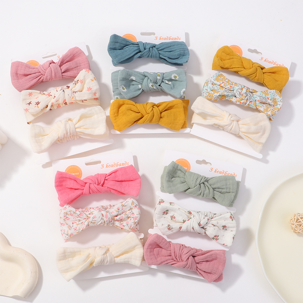 3Pcs/Set Soft Elastic Bows Hea - Travel Accessories Toddler incelemesi ve fiyatı