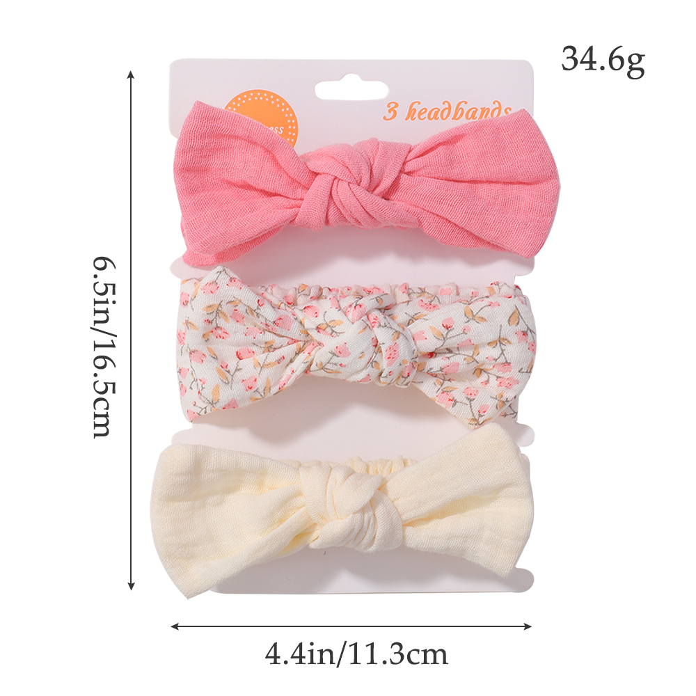 3Pcs/Set Soft Elastic Bows Hea - Travel Accessories Toddler incelemesi ve fiyatı