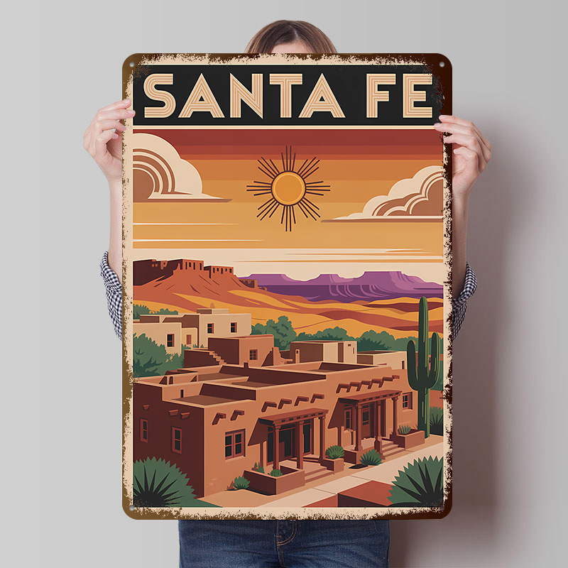 Santa Fe Travel Poster Customi - Travel Accessories For Europe incelemesi ve fiyatı