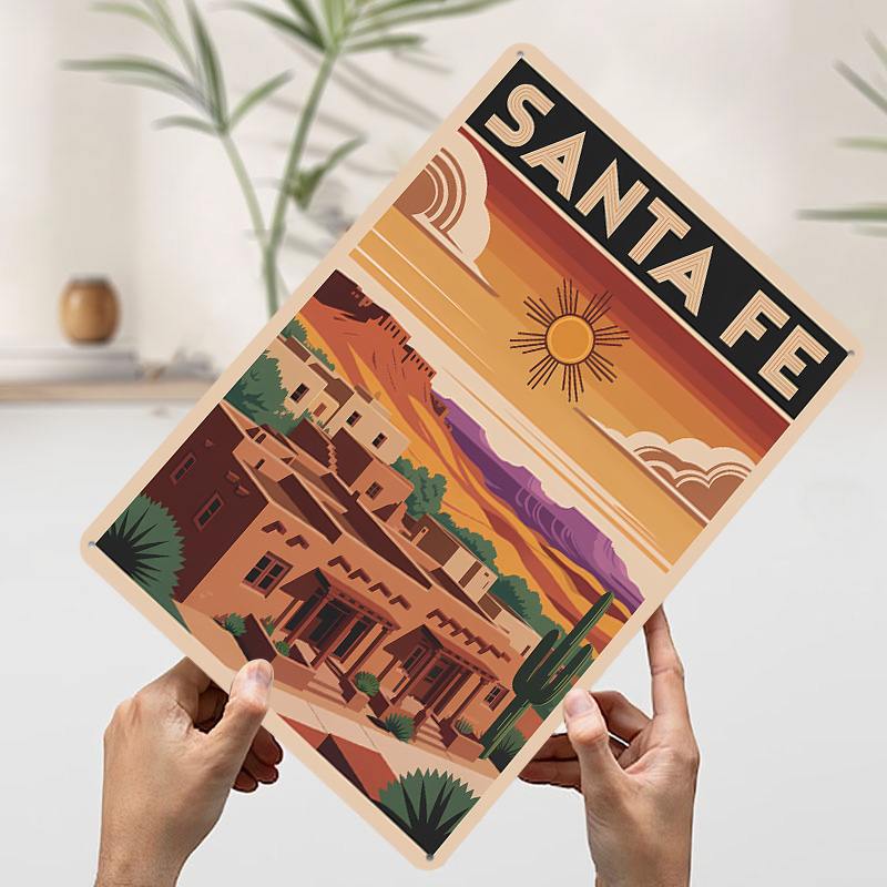 Santa Fe Travel Poster Customi - Travel Accessories For Europe incelemesi ve fiyatı