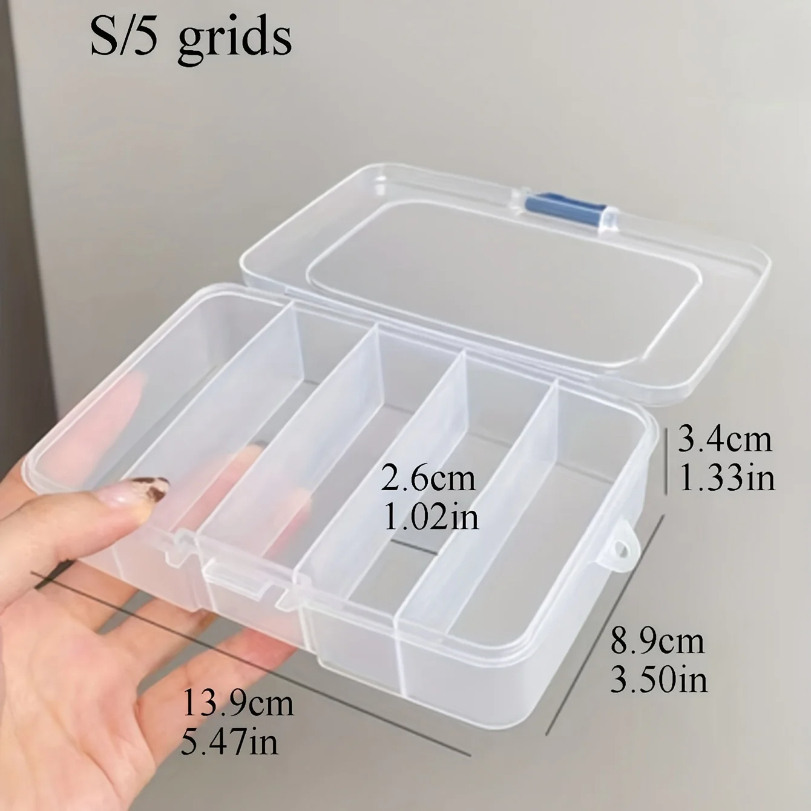 Clear 5/6-grid Portable Plasti - Accessories Travel Jewelry Box incelemesi ve fiyatı