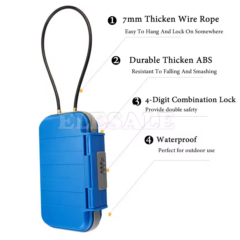 Creative Portable 4-digit Comb - Cable Lock Combination incelemesi ve fiyatı