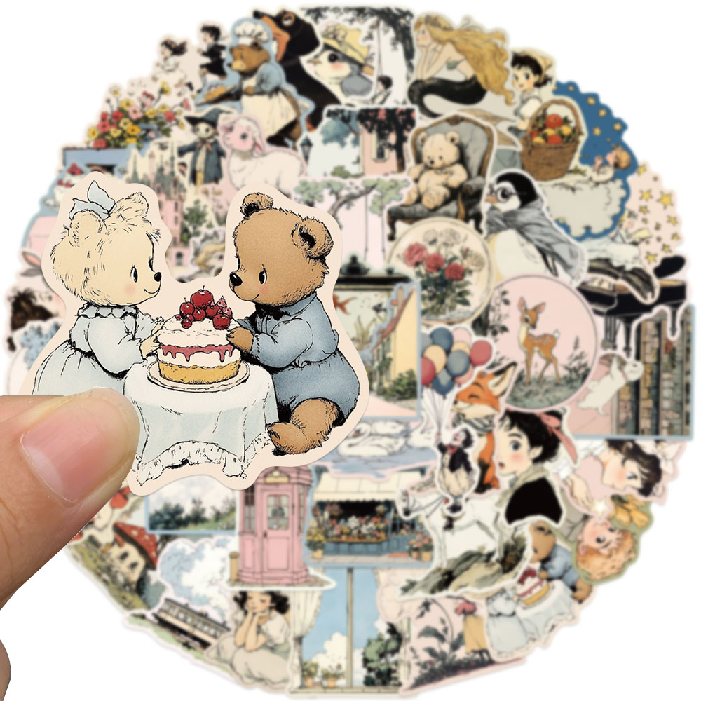 50pcs Comic World Sticker Cart - Sticker Luggage Decorative incelemesi ve fiyatı