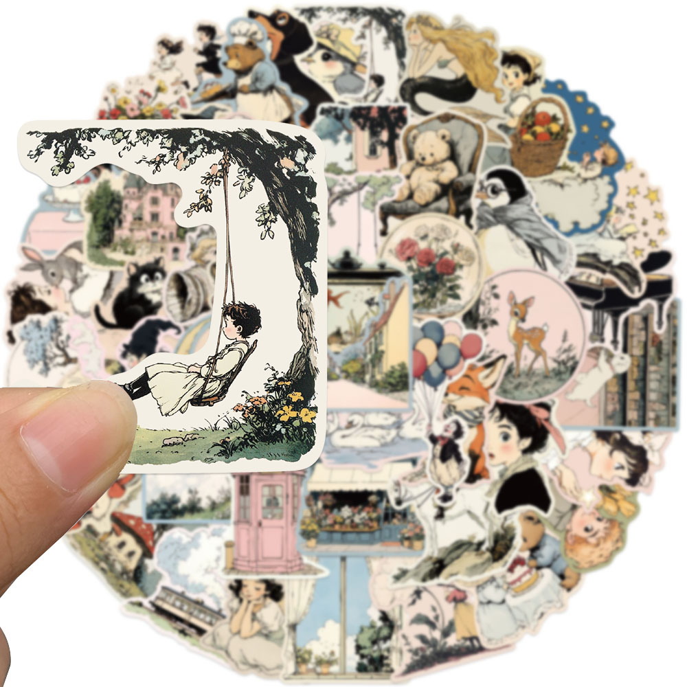 50pcs Comic World Sticker Cart - Sticker Luggage Decorative incelemesi ve fiyatı