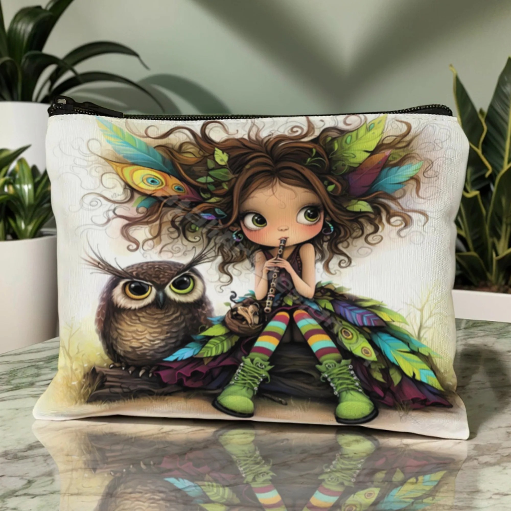 Cartoon Girl Makeup Bag Zipper - Travel Accessories Organizer incelemesi ve fiyatı