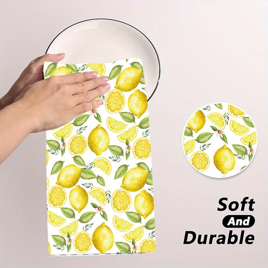 2Pcs, Lemon Wreath Kitchen Tow - Travel Accessories Best incelemesi ve fiyatı