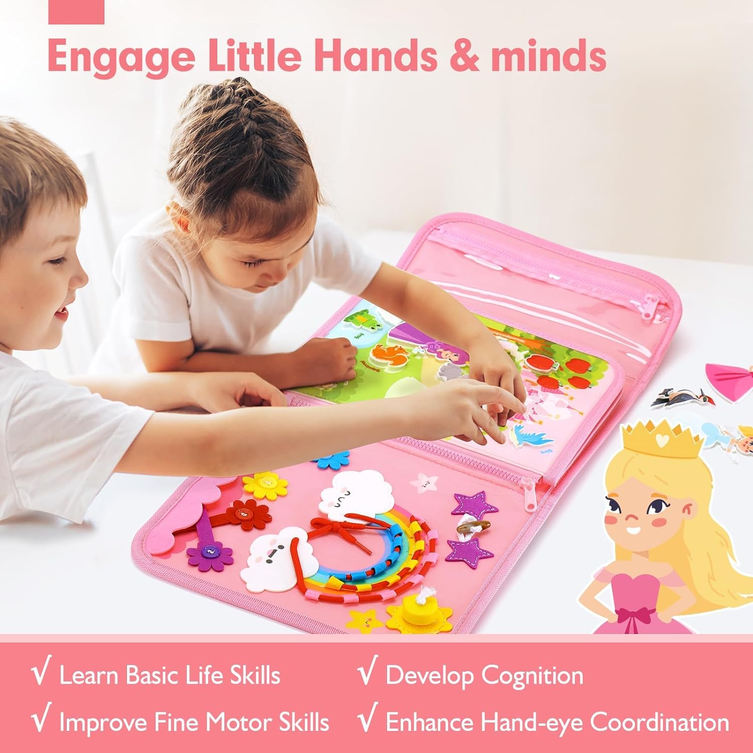Toddler Busy Board Toys Montes - Travel Accessories For Baby incelemesi ve fiyatı
