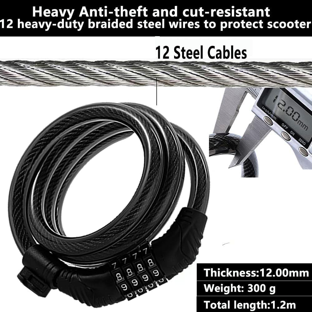 Scooter Lock with Combination  - Cable Lock Combination incelemesi ve fiyatı