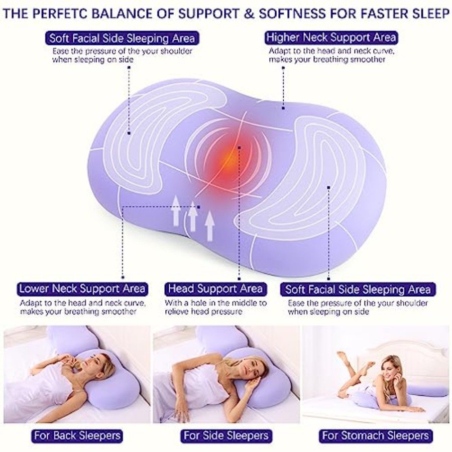 Memory Foam Pillows - Cervical - Neck Pillow Memory Foam incelemesi ve fiyatı