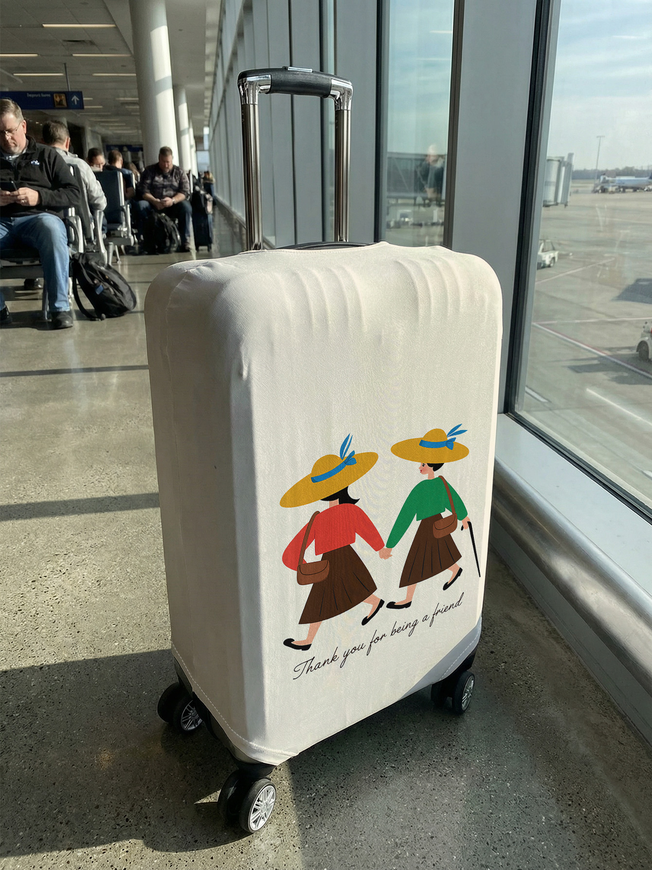 Best Friends Walking Illustrat - Travel Accessories Best incelemesi ve fiyatı