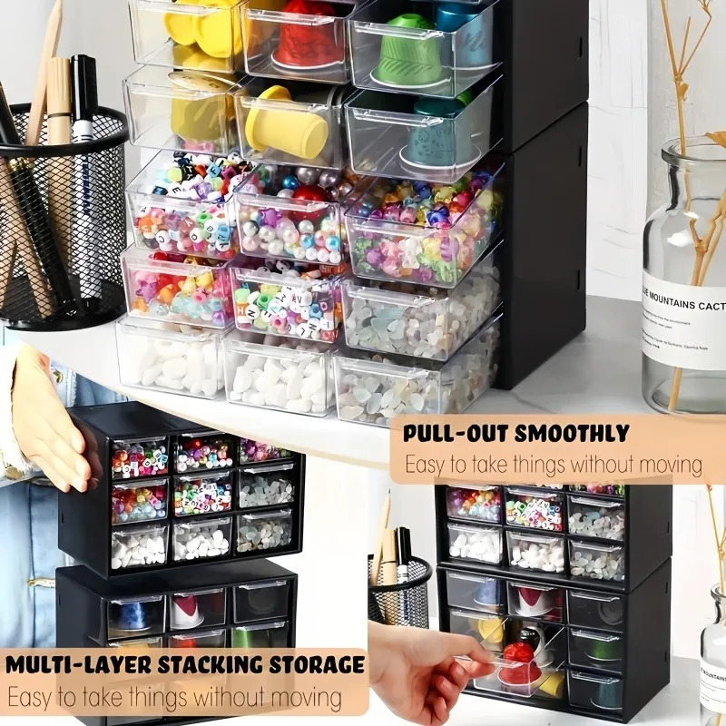 1pc Dustproof Multi-Grid Deskt - Accessories Travel Jewelry Box incelemesi ve fiyatı