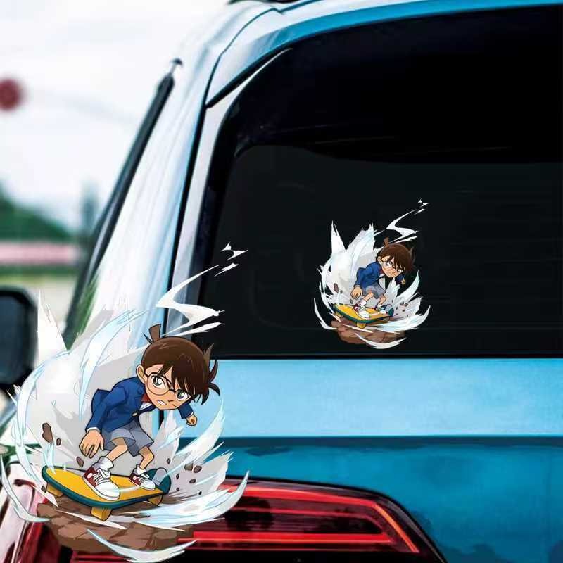 Detective Conan Cartoon Skateb - Sticker Luggage Decorative incelemesi ve fiyatı