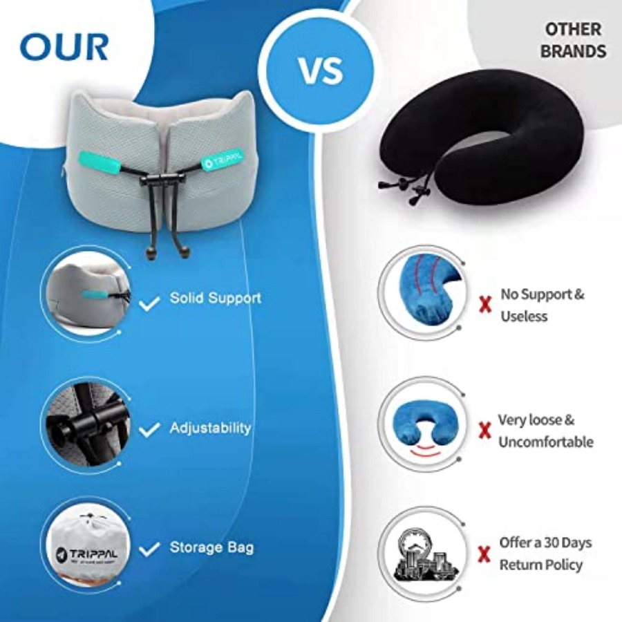 Neck Pillows for Travel Memory - Neck Pillow Memory Foam incelemesi ve fiyatı