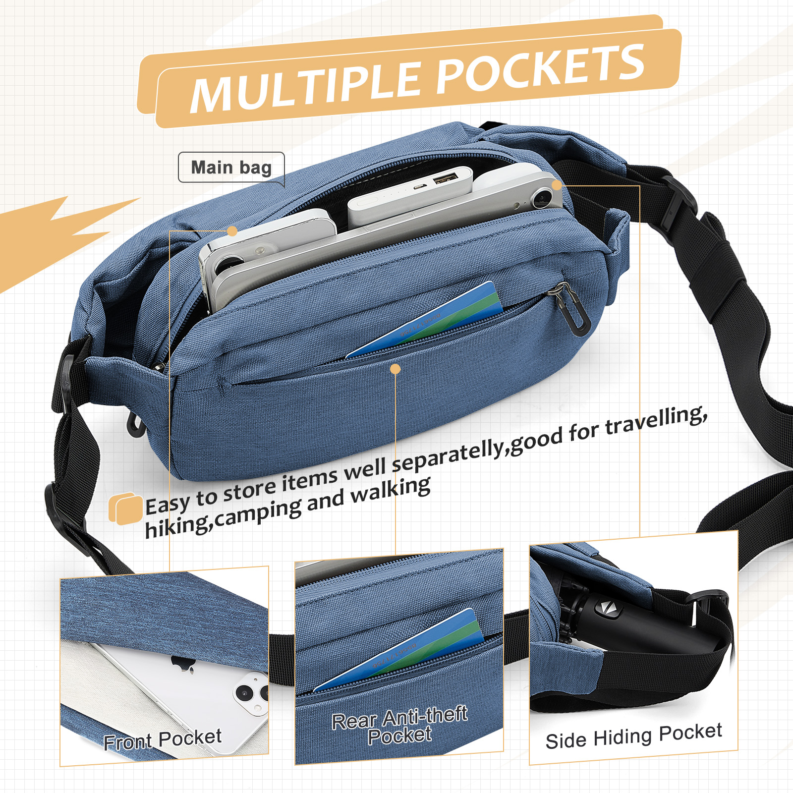 Fashionable Trendy Crossbody B - Travel Accessories Men incelemesi ve fiyatı