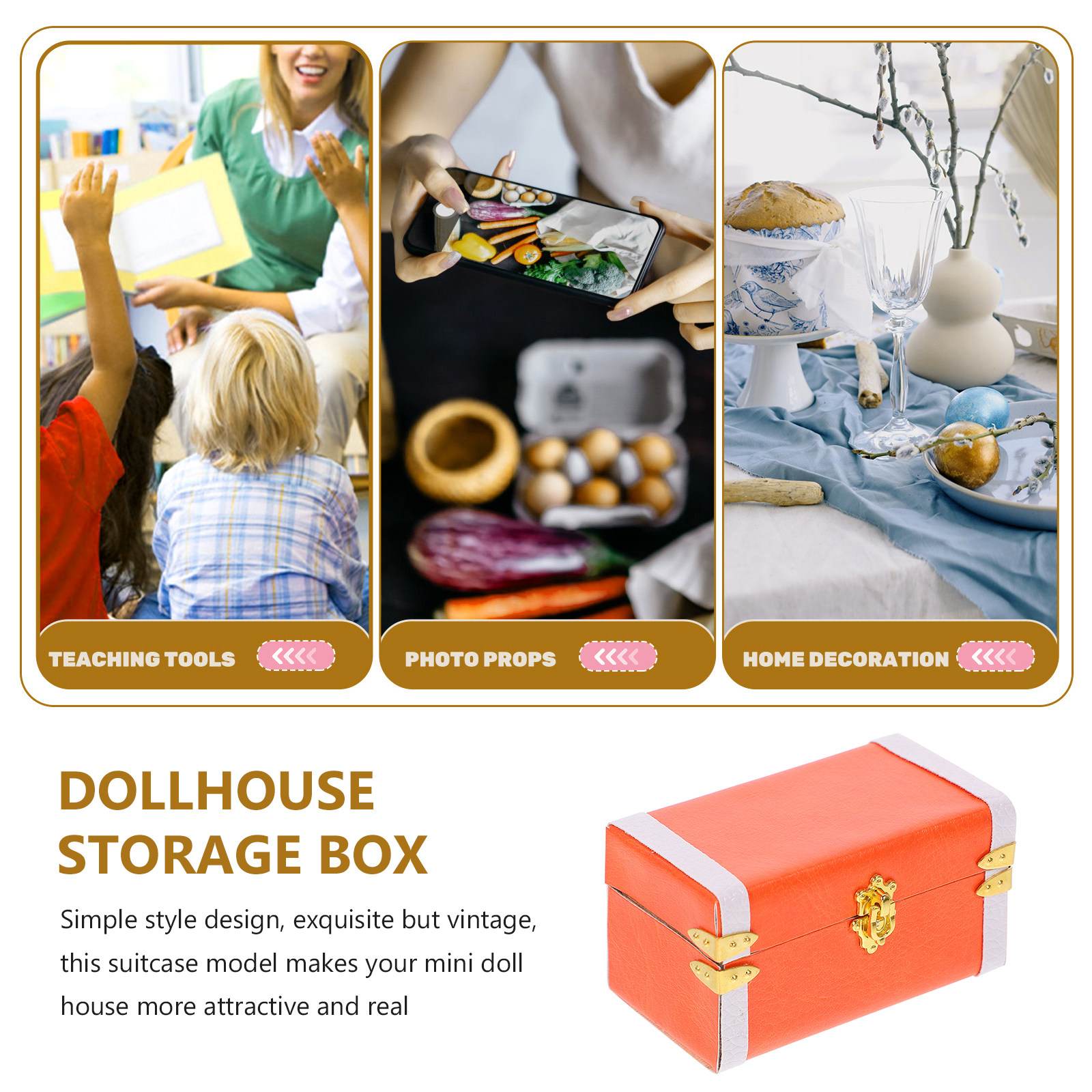 Miniature Vintage Suitcase 1:1 - Travel Accessories For Europe incelemesi ve fiyatı