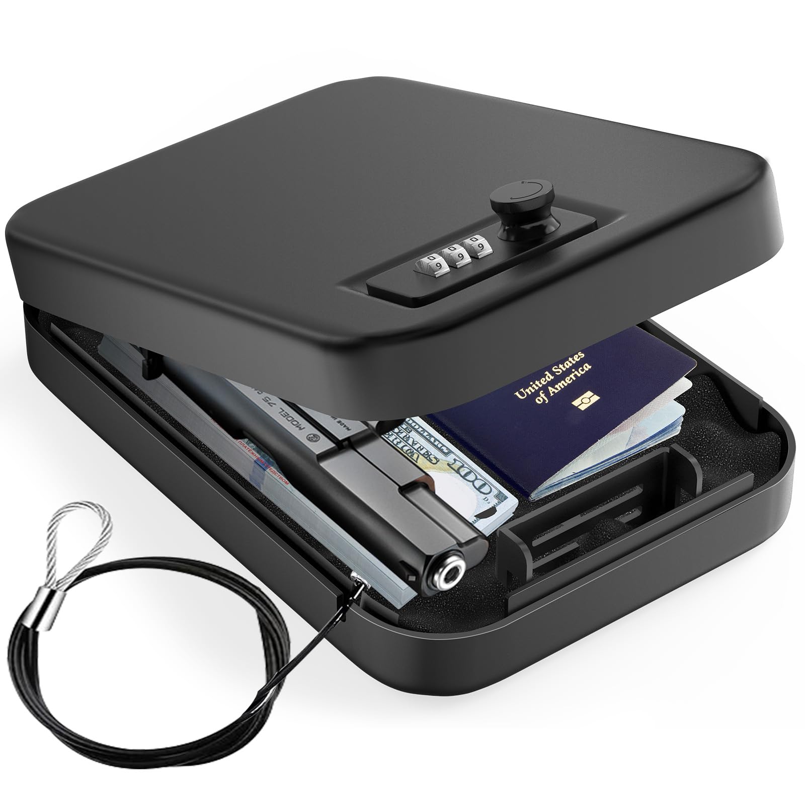 Security Safe Box Personal Saf - Cable Lock Combination incelemesi ve fiyatı