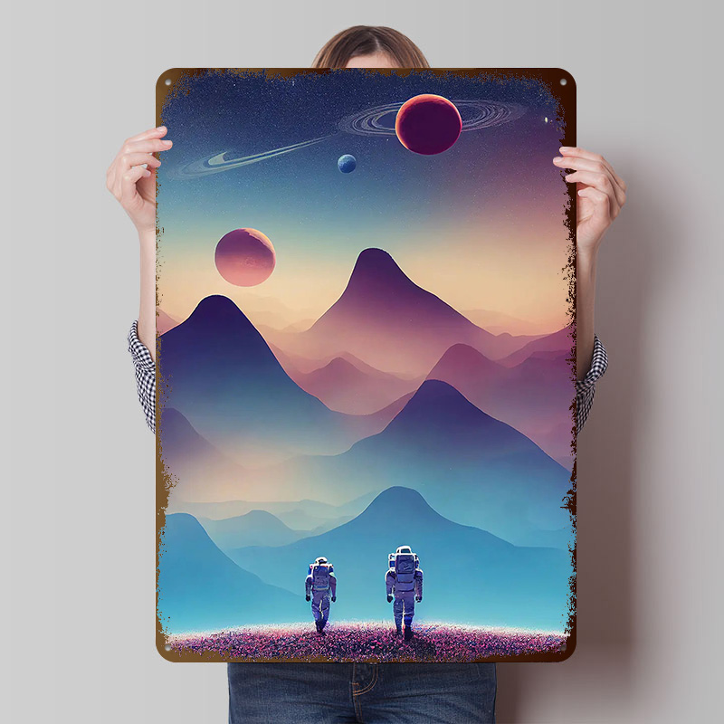 Astronaut Traveling Poster Cus - Travel Accessories For Europe incelemesi ve fiyatı