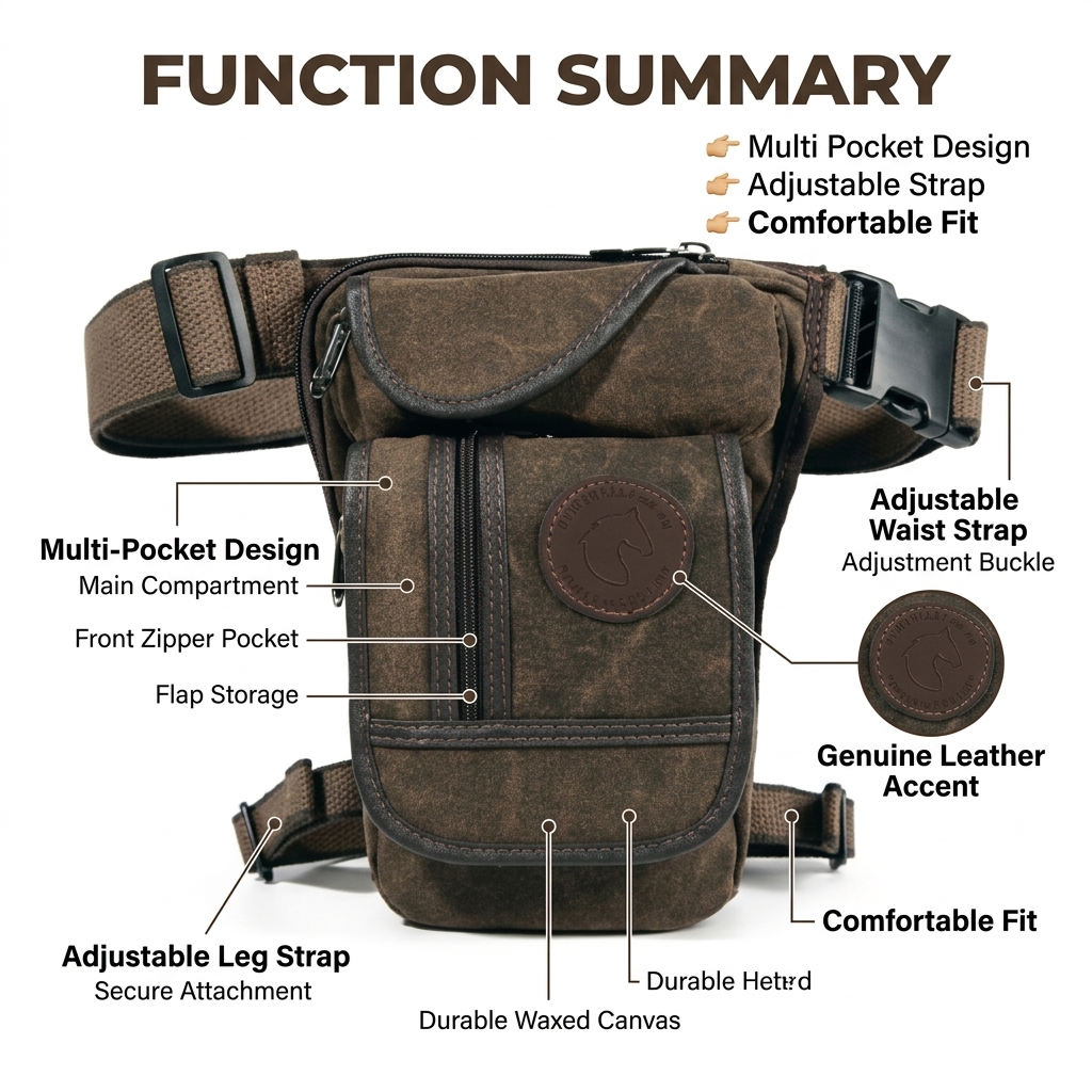 Motorcycle Drop Leg Bag Men Ca - Travel Accessories Men incelemesi ve fiyatı