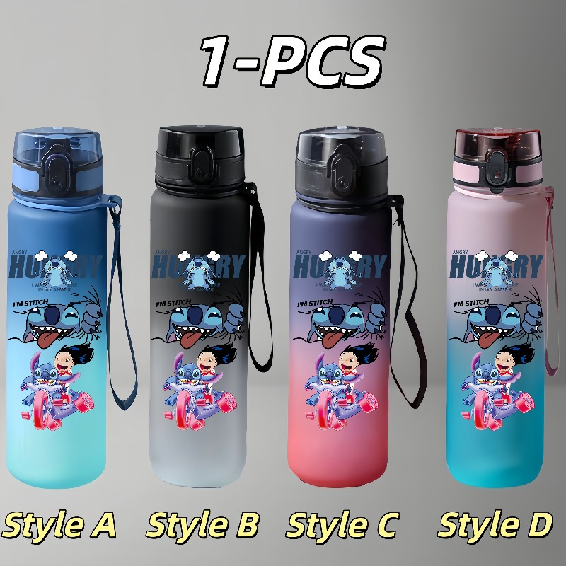 Stitch Anime Water Bottle 650m - Travel Accessories Bottles incelemesi ve fiyatı