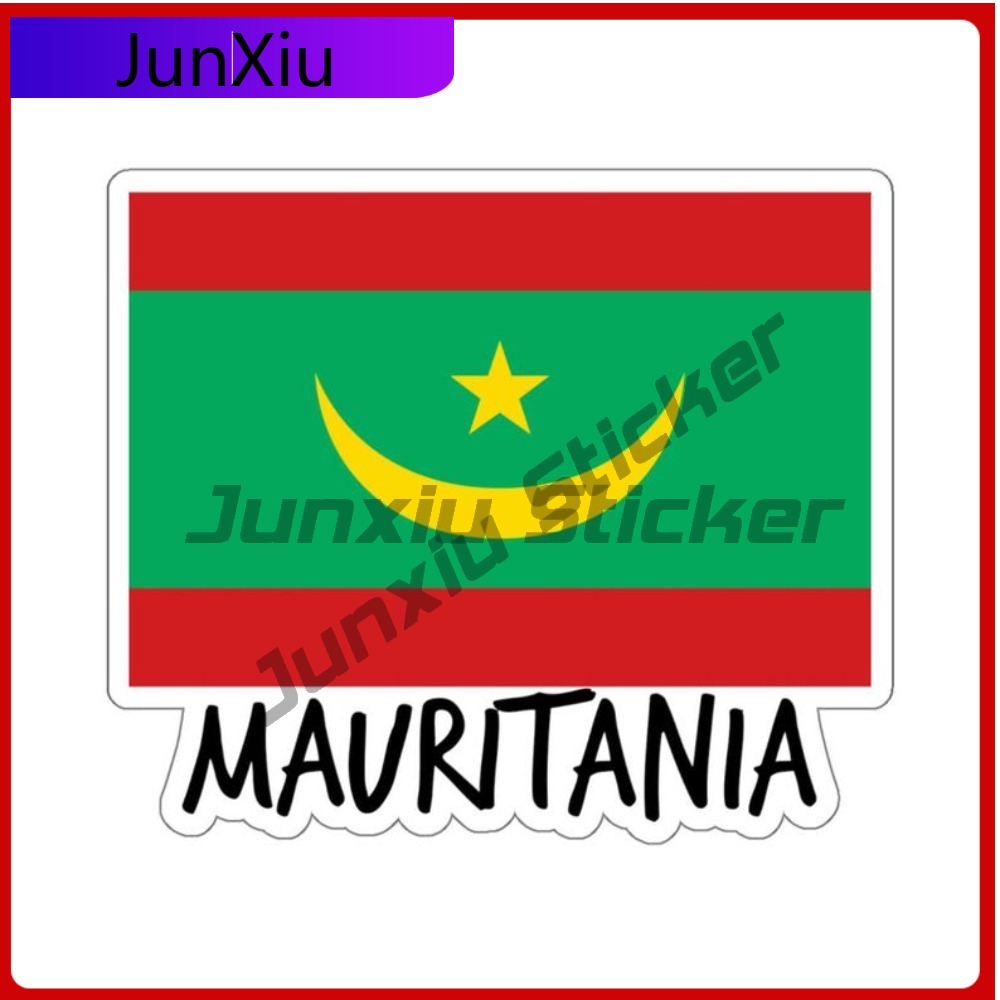 Mauritania Flag Travel Sticker - Travel Accessories Car incelemesi ve fiyatı