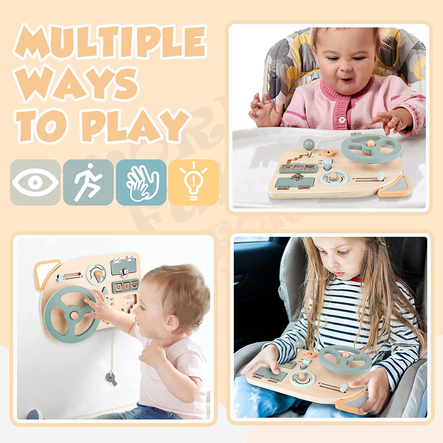 Montessori Toy Steering Wheel  - Travel Accessories Toddler incelemesi ve fiyatı