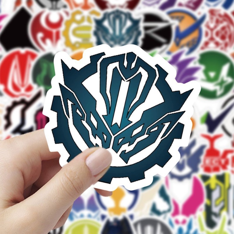 60 Sheets Kamen Rider Logo Sti - Sticker Luggage Decorative incelemesi ve fiyatı
